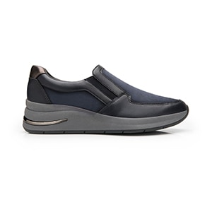 Derby Casual Slip On Flexi para Mujer Estilo 138302 Azul