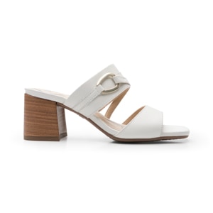 Sandalia De Tacón Flexi para Mujer con Comfort Walk Estilo 139303 Blanco