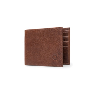 Billetera Quirelli para Hombre con Refuerzo Interno Estilo 070802 Café