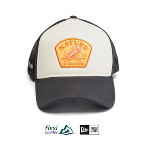 Gorra Flexi Country x New Era Estilo 1502 color blanco-gris