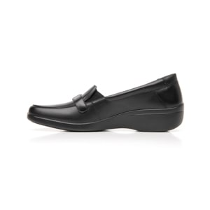 Loafer Con Herraje Flexi para Mujer con Suela de Inyección directa Estilo 18122 Negro