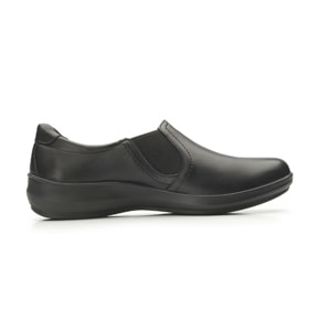 Mocasín De Servicio/Clínico Flexi Con Elásticos Laterales Para Mujer - Estilo 25901 Negro