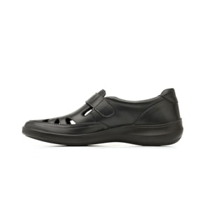 Flat Casual Flexi Con Aberturas Para Mujer - Estilo 25905 Negro