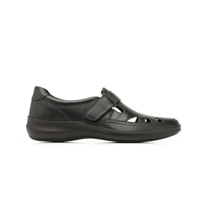 Flat Casual Flexi Con Aberturas Para Mujer - Estilo 25905 Negro