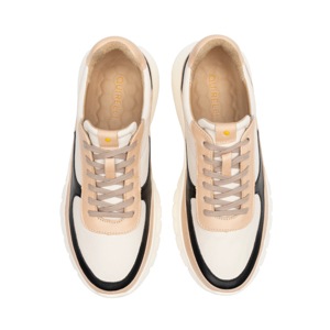 Sneaker casual en piel multicolor beige Quirelli estilo 302501