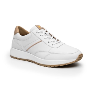 Sneaker Retro Runner Quirelli para Mujer con Biomotion Estilo 303601 Blanco