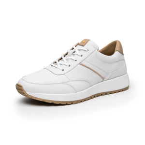 Sneaker Retro Runner Quirelli para Mujer con Biomotion Estilo 303601 Blanco