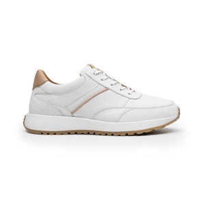 Sneaker Retro Runner Quirelli para Mujer con Biomotion Estilo 303601 Blanco
