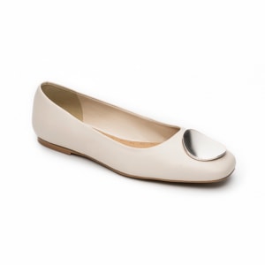 Balerina Casual Quirelli para Mujer Estilo 304704 Latte