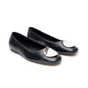Balerina Casual Quirelli para Mujer Estilo 304704 Negro