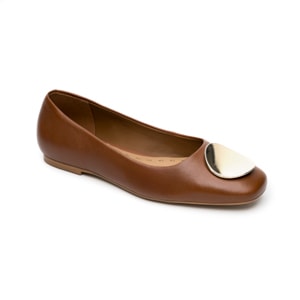 Balerina Casual Quirelli para Mujer Estilo 304704 Tan