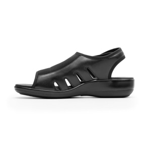 Sandalia Casual Flexi para Mujer con Adaptabilidad Al Pie Estilo 34933 Negro