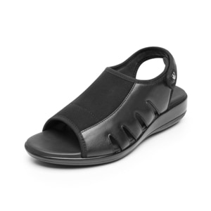 Sandalia Casual Flexi para Mujer con Adaptabilidad Al Pie Estilo 34933 Negro