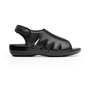 Sandalia Casual Flexi para Mujer con Adaptabilidad Al Pie Estilo 34933 Negro