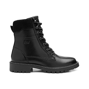 Botín Militar Flexi para Mujer Estilo 37826 Negro