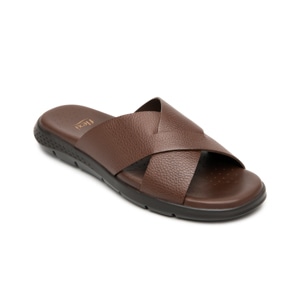 Sandalia Tiras Cruzadas Flexi para Hombre con Recovery Form Estilo 400020 Nogal