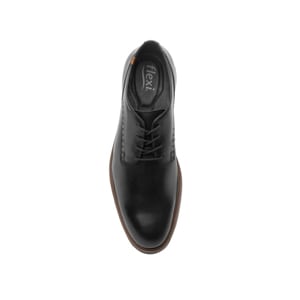 Zapato De Vestir Para Salir Flexi De Tipo Derby Para Hombre - Estilo 400101 Negro