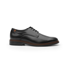 Zapato De Vestir Para Salir Flexi De Tipo Derby Para Hombre - Estilo 400101 Negro