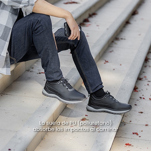 Zapato Flexi Country Para Outdoor Flexi Country Con Sistema De Mejor Agarre Para Hombre - Estilo 401001 Negro