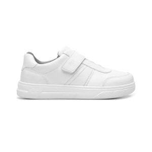 Tenis Escolar Flexi para Niño con Ancho Ajustable Estilo 402013 Blanco