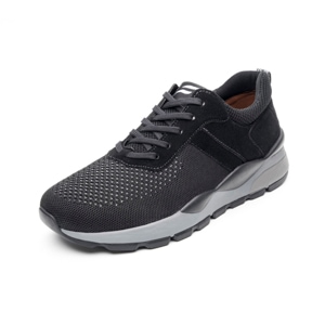 Sneaker Slip On Flexi para Hombre con Suela Extra Ligera Estilo 403701 Negro