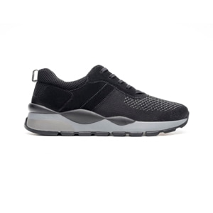 Sneaker Slip On Flexi para Hombre con Suela Extra Ligera Estilo 403701 Negro