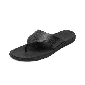 Sandalia Pata De Gallo Flexi para Hombre A Prueba De Agua Estilo 404109 Negro