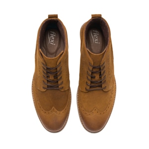 Botín Semivestir Flexi para Hombre Estilo 404612 Camel