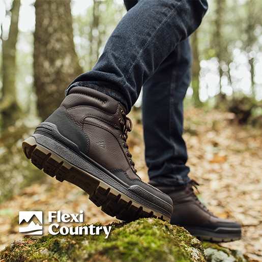 Botín Outdoor Flexi para Hombre con Antiderrapante Estilo 406003 Brown