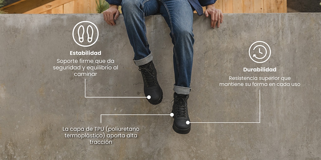 Botín Outdoor Flexi para Hombre con Antiderrapante Estilo 406003 Brown