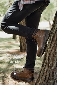 Botín Outdoor Flexi para Hombre con Antiderrapante Estilo 406003 Brown