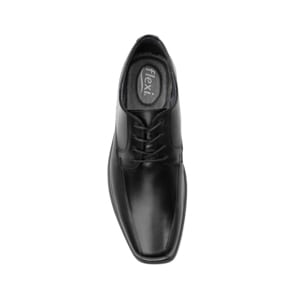 Derby Floreta Liso Flexi para Hombre con Walking Soft Estilo 406402 Negro