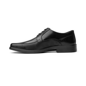 Derby Floreta Liso Flexi para Hombre con Walking Soft Estilo 406402 Negro