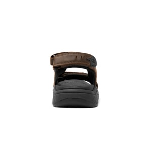Sandalia Outdoor Piel Con Ajuste Flexi para Hombre con Ancho Ajustable Estilo 411001 Chocolate
