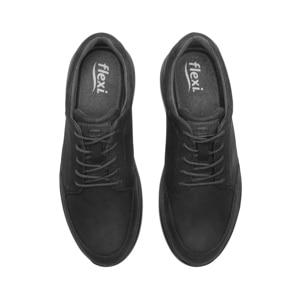 Sneaker Casual Flexi para Hombre con Flowtek Estilo 413014 Negro