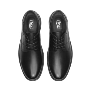 Zapato Semivestir Flexi para Hombre con Shock Point Estilo 417701 Negro