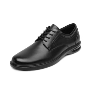 Zapato Semivestir Flexi para Hombre con Shock Point Estilo 417701 Negro