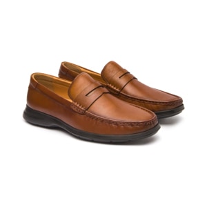 Mocasín Casual Flexi para Hombre con Ligereza Estilo 418201 Tan