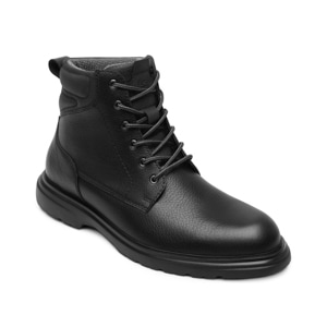 Botín Semivestir Flexi para Hombre con Amarre Frontal Estilo 418502 Negro