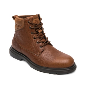 Botín Semivestir Flexi para Hombre con Amarre Frontal Estilo 418502 Tan