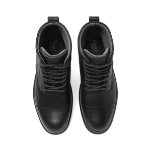 Botín Semivestir Flexi para Hombre Estilo 418508 Negro