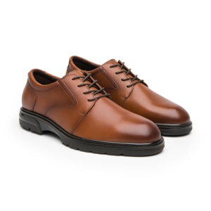 Derby Casual Flexi para Hombre Estilo 419501 Tan
