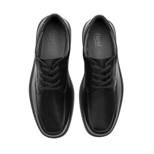 Derby Vestir Flexi para Hombre con Shock Point Estilo 419601 Negro