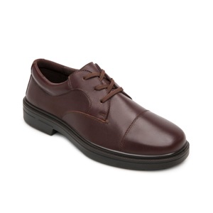 Derby Vestir Flexi para Hombre con Shock Point Estilo 419603 Vino