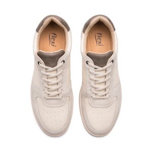 Sneaker Casual Flexi para Hombre Estilo 419801 Beige