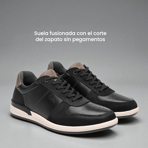 Sneaker Casual Flexi para Hombre Estilo 419801 Negro