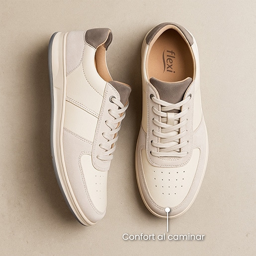 Sneaker Casual Flexi para Hombre Estilo 419801 Negro