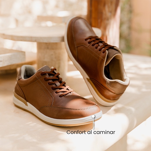 Sneaker Casual Flexi para Hombre Estilo 419803 Tan