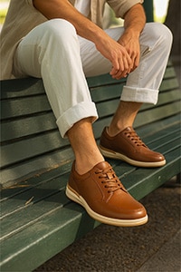 Sneaker Casual Flexi para Hombre Estilo 419803 Tan