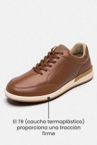 Sneaker Casual Flexi para Hombre Estilo 419803 Tan